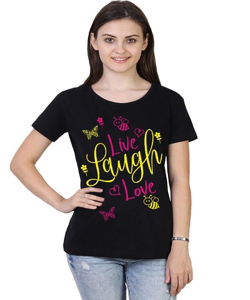 Women's Cotton Printed T-Shirt